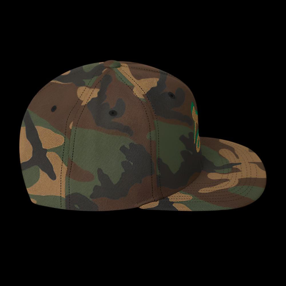 Camo little S Snapback Hat