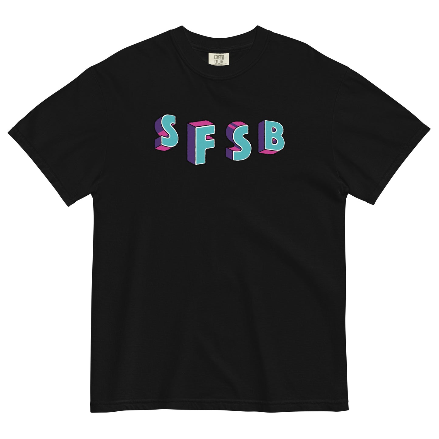 SFSB LETTERS heavyweight t-shirt