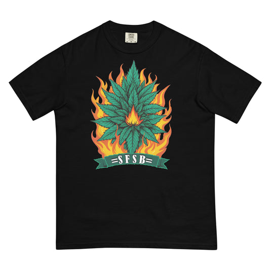 BURN TREES heavyweight t-shirt