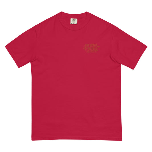 stiched logo heavyweight t-shirt