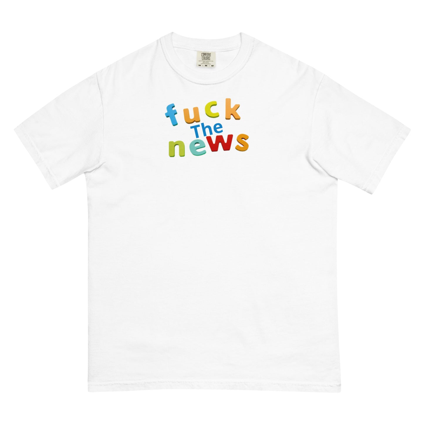 F The news heavyweight t-shirt