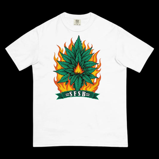 BURN TREES heavyweight t-shirt