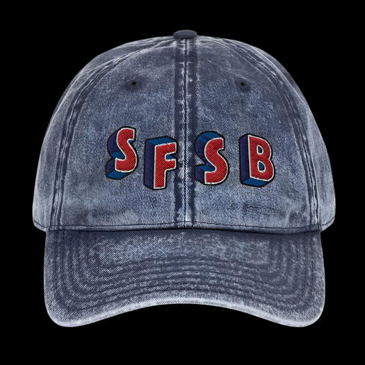 SFSB 3D Vintage Cotton Twill Cap